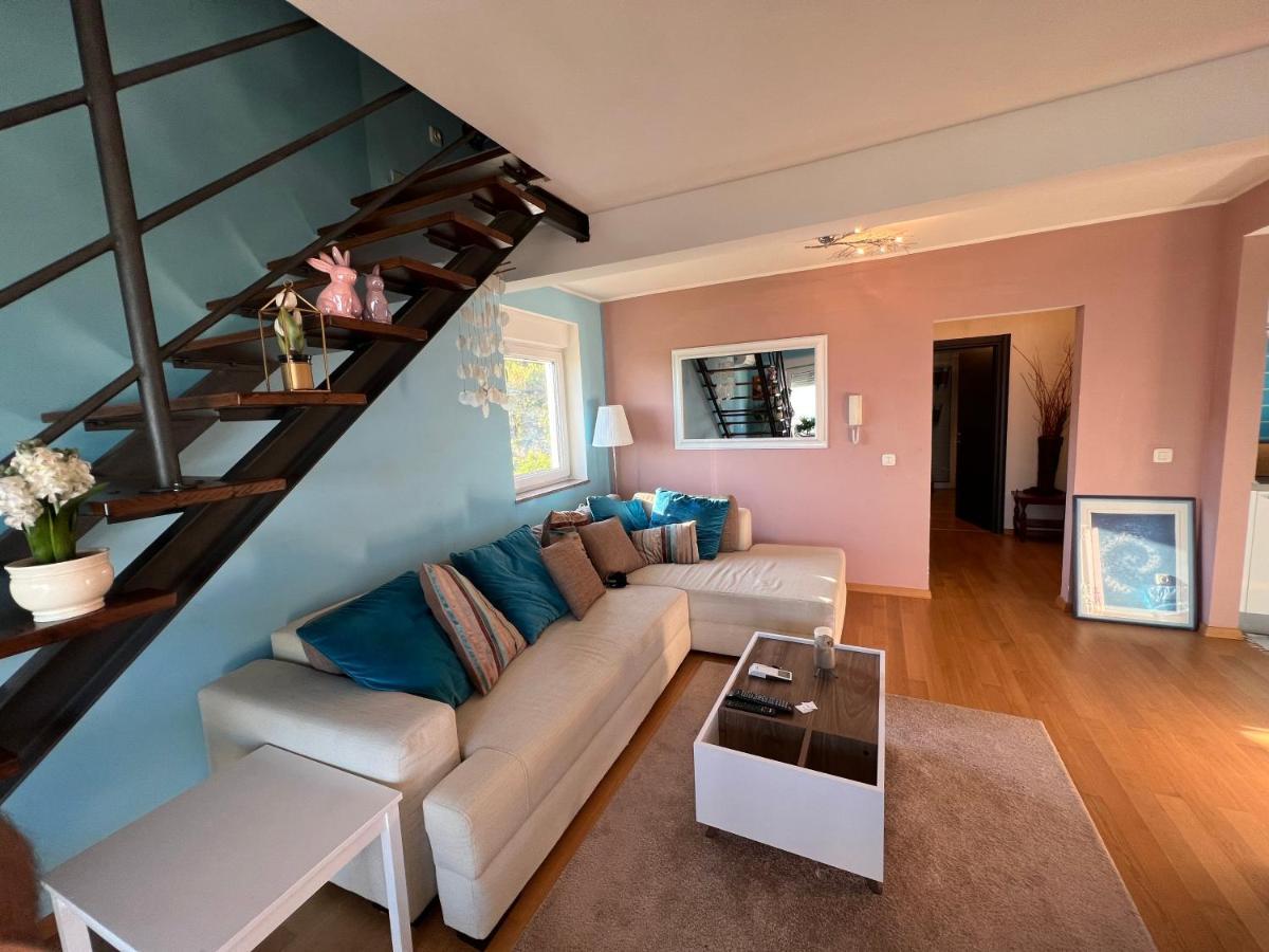 Panoramic Apartment Sea View And Pool Opatija Ичичи Экстерьер фото